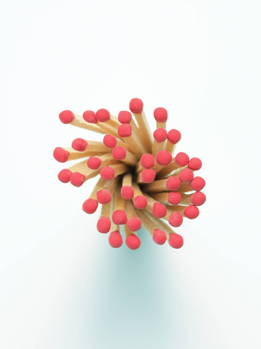 Mini Apothecary Vintage Red Matches