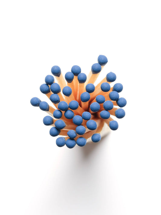 Mini Apothecary Vintage Blue Matches